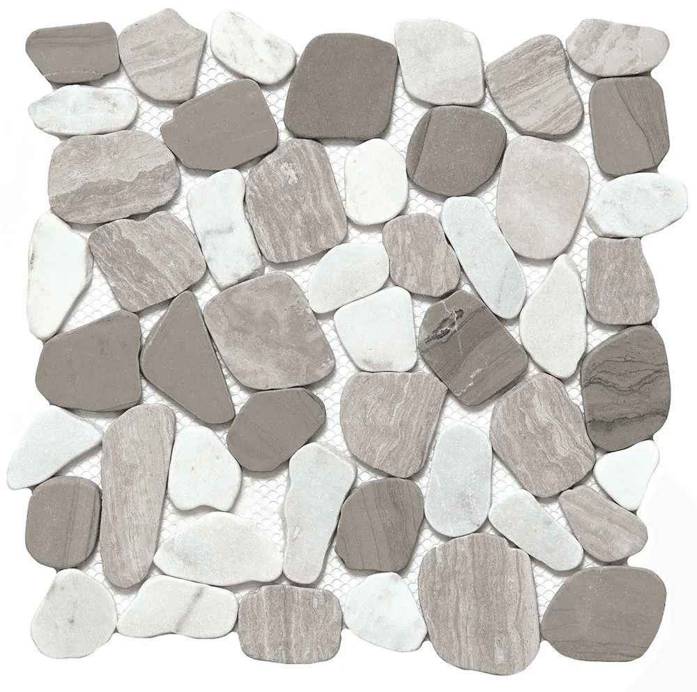 Natural stone shower tile