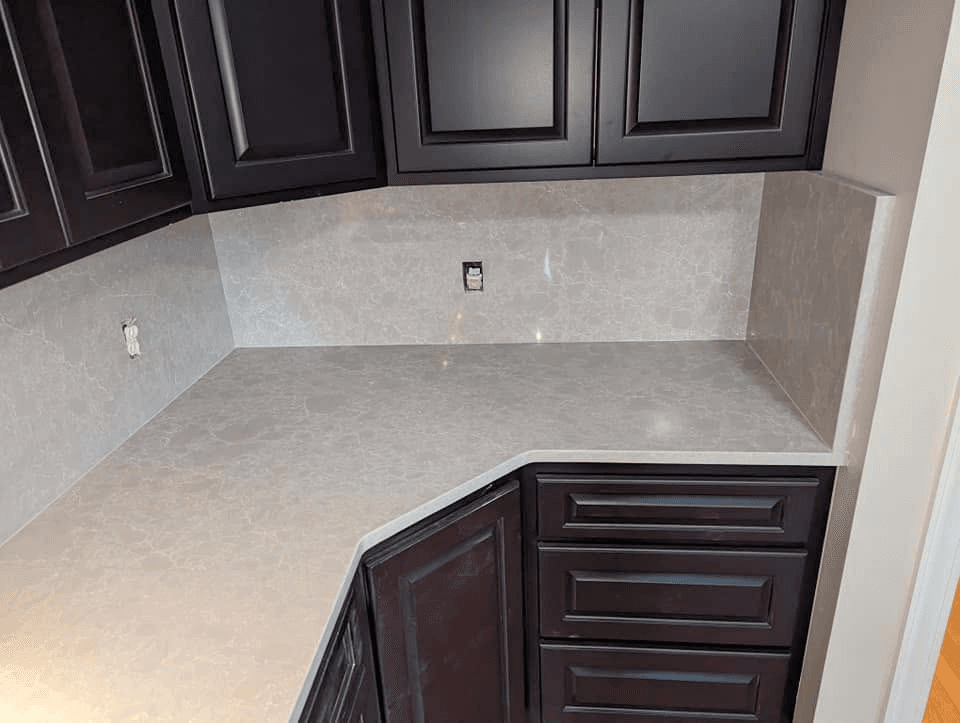 Elegant kitchen design with luxury countertop
